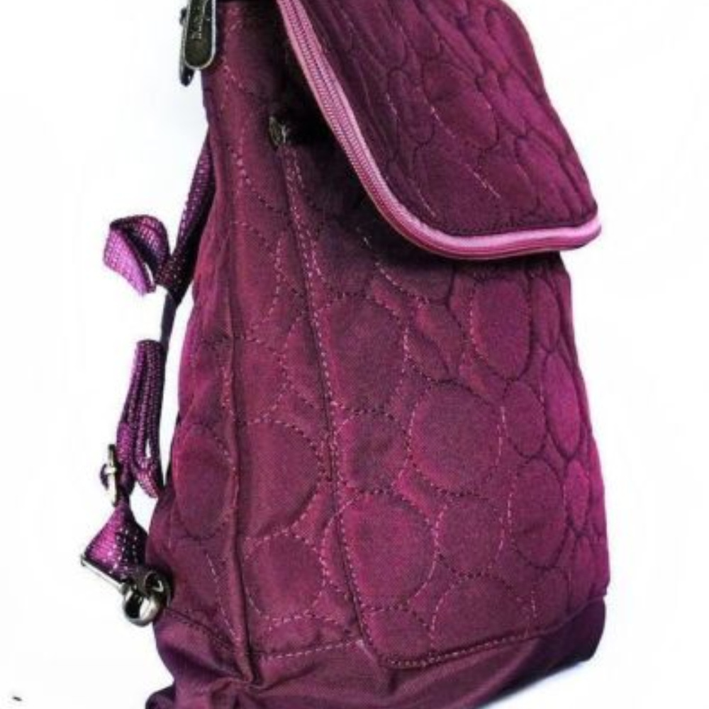 Thirty One Vary You Backpack Purse Quilted Dots - Picture 4 of 6